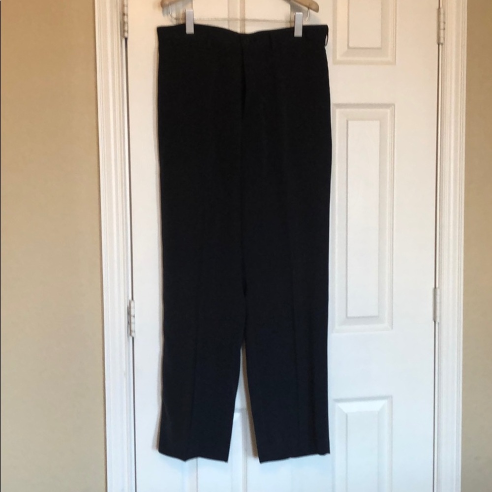 Oleg Cassini Dark Grey Men’s Dress Pants 34”/30”